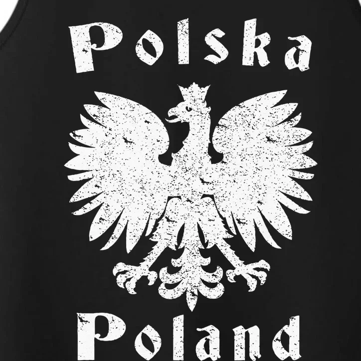 Polish Eagle Poland Coat Of Arms Polska Performance Tank