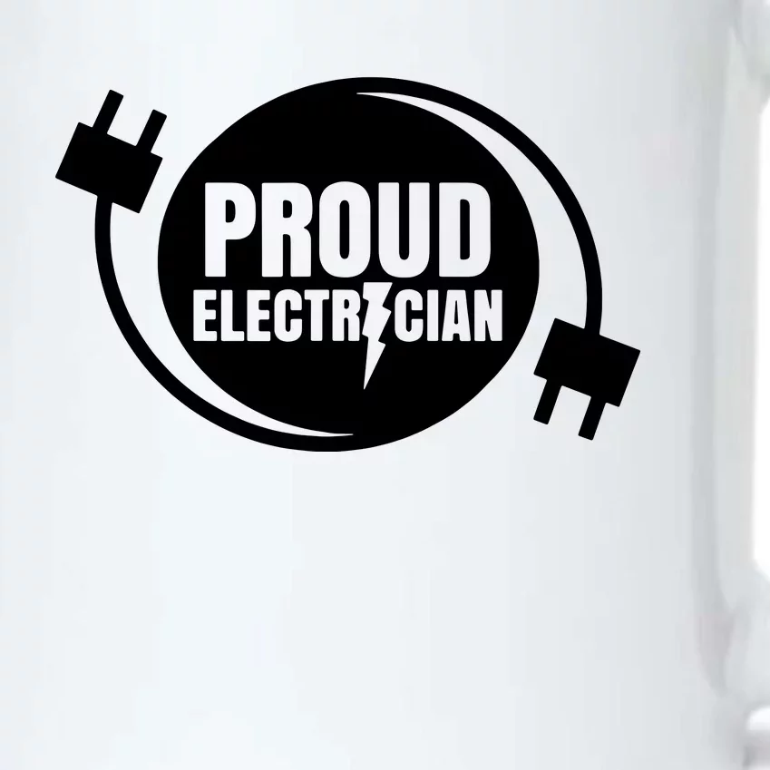 Proud Electrician Black Color Changing Mug