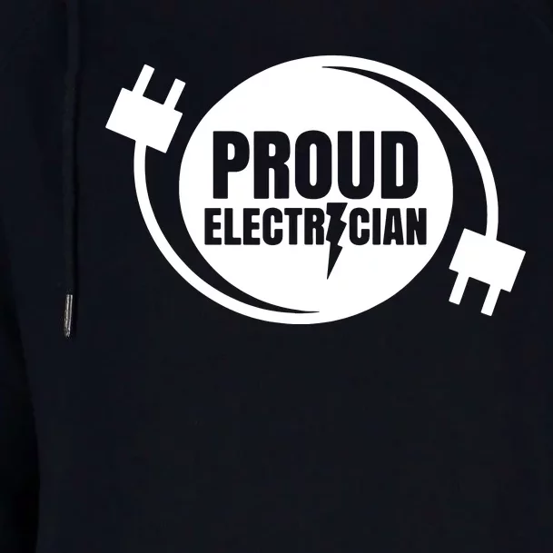 Proud Electrician Womens Funnel Neck Pullover Hood