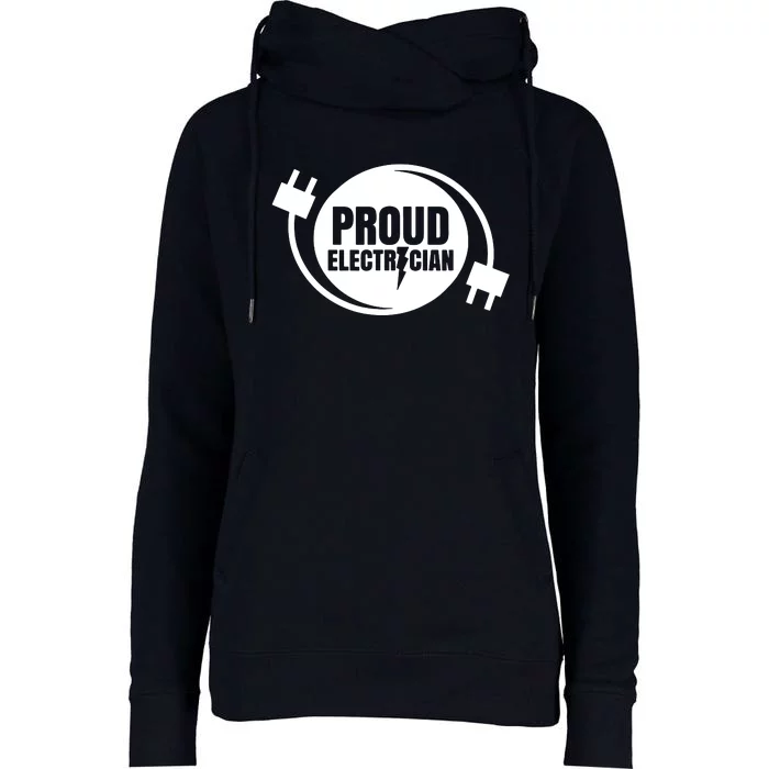 Proud Electrician Womens Funnel Neck Pullover Hood