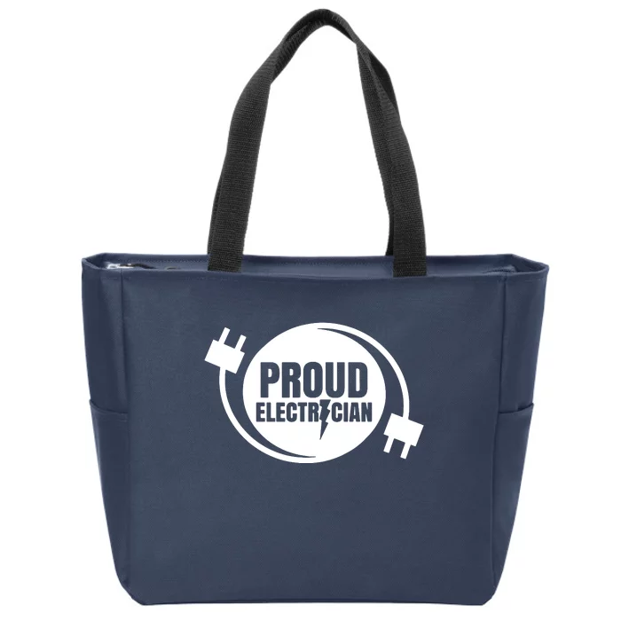 Proud Electrician Zip Tote Bag