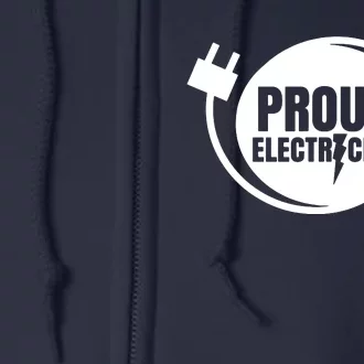 Proud Electrician Full Zip Hoodie