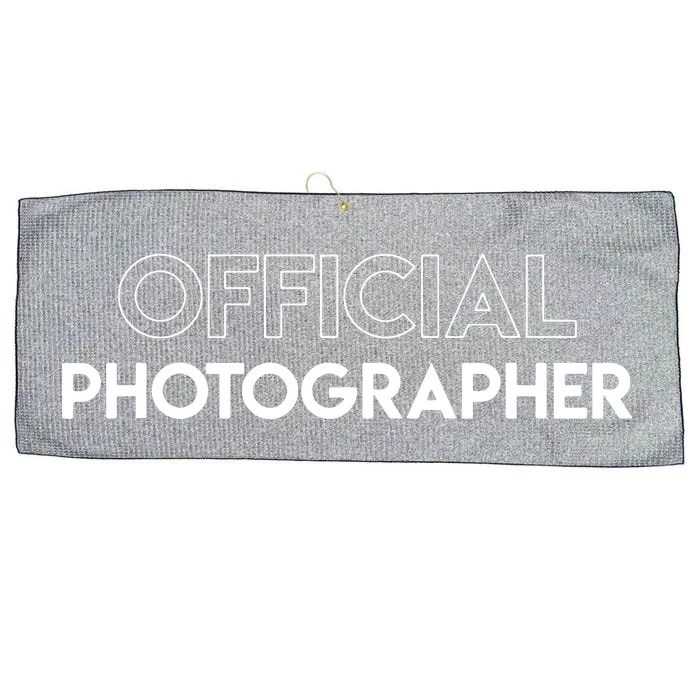 Photographer Event Photography Funny Large Microfiber Waffle Golf Towel