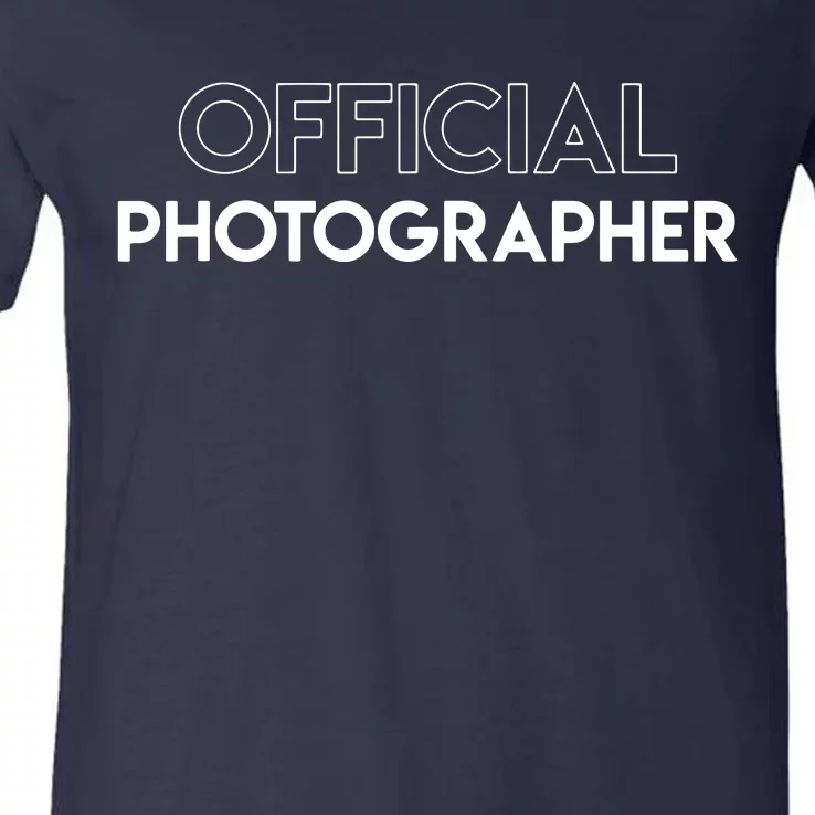 Photographer Event Photography Funny V-Neck T-Shirt