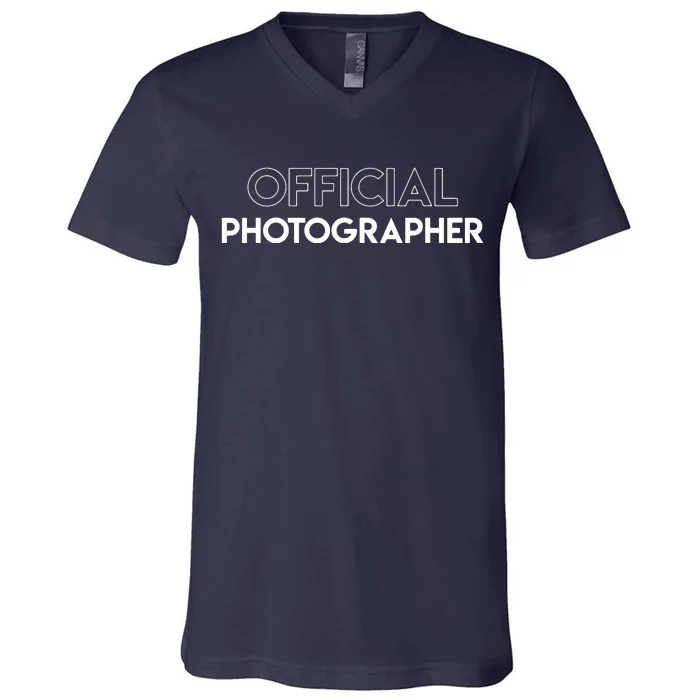 Photographer Event Photography Funny V-Neck T-Shirt