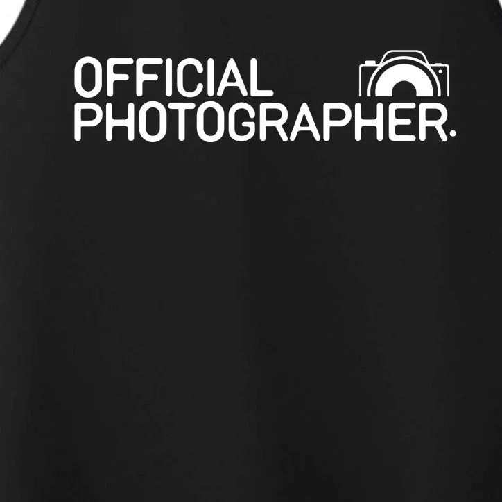 Photographer Event Photography Gift Performance Tank