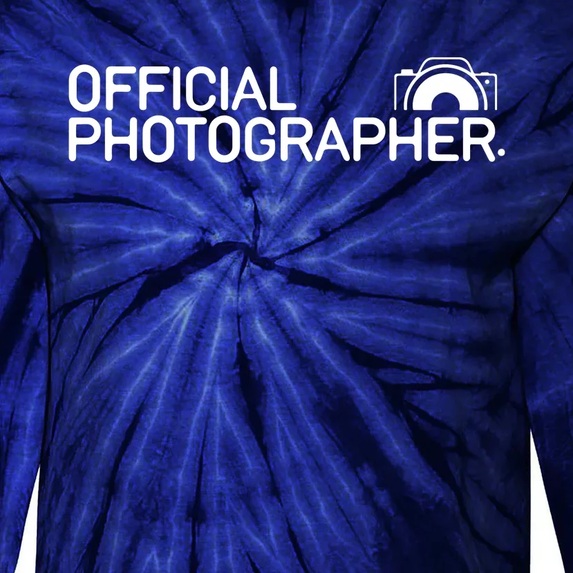 Photographer Event Photography Gift Tie-Dye Long Sleeve Shirt