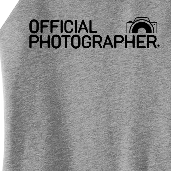 Photographer Event Photography Gift Women’s Perfect Tri Rocker Tank