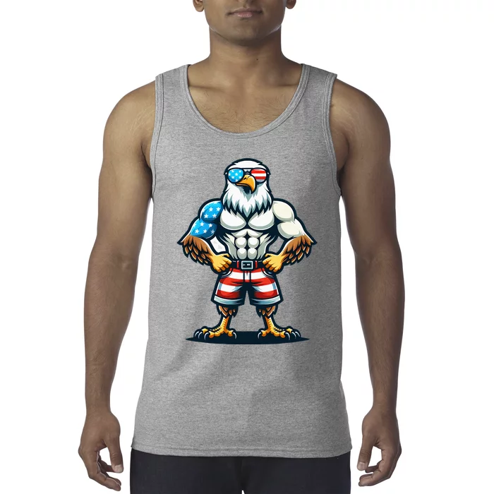 Patriotic Eagle Tank Top