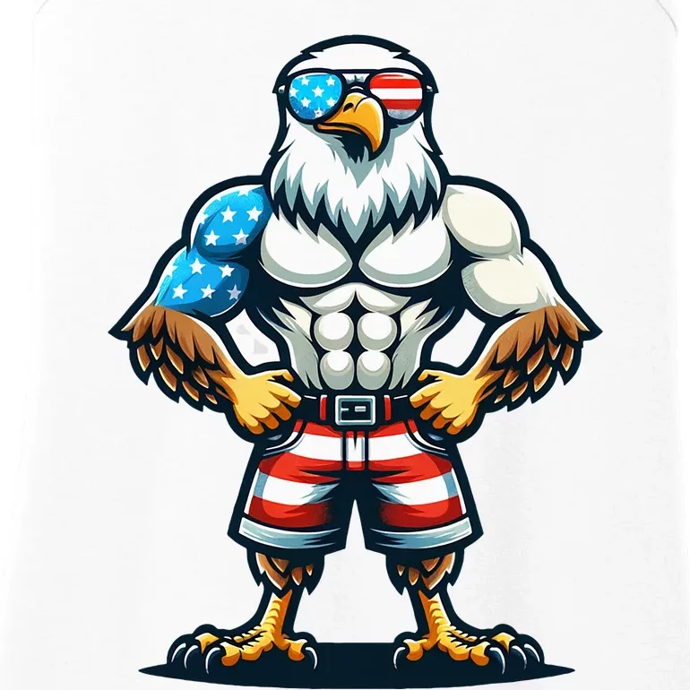 Patriotic Eagle Ladies Essential Tank