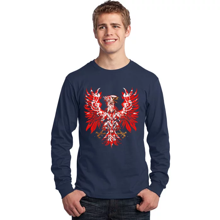 Polish Eagle Poland Polska Polish Eagle Polish Flag Tall Long Sleeve T-Shirt