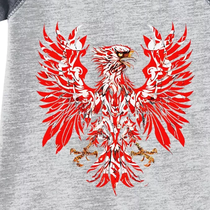 Polish Eagle Poland Polska Polish Eagle Polish Flag Infant Baby Jersey Bodysuit