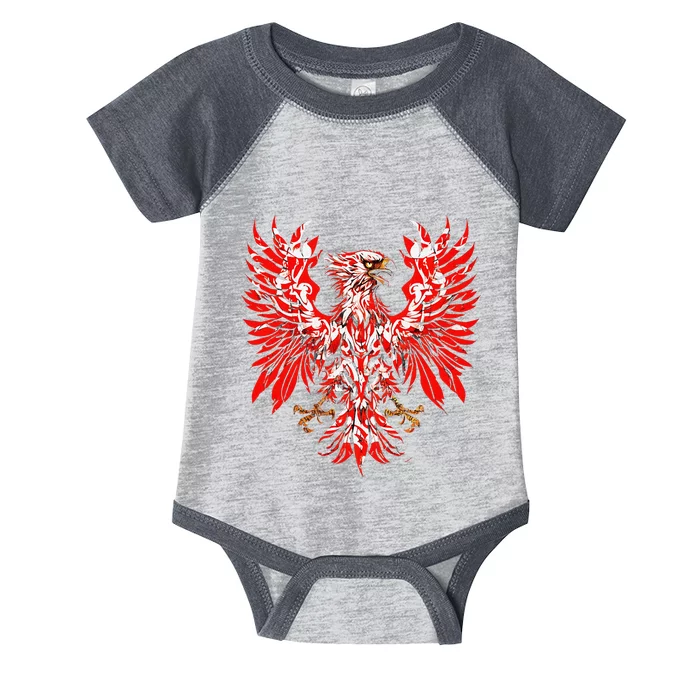 Polish Eagle Poland Polska Polish Eagle Polish Flag Infant Baby Jersey Bodysuit