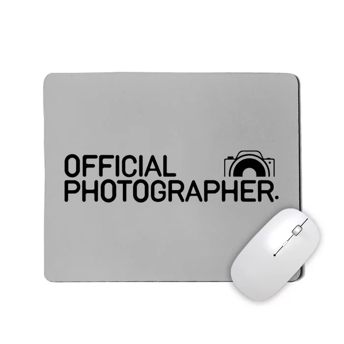 Photographer Event Photography Gift Mousepad