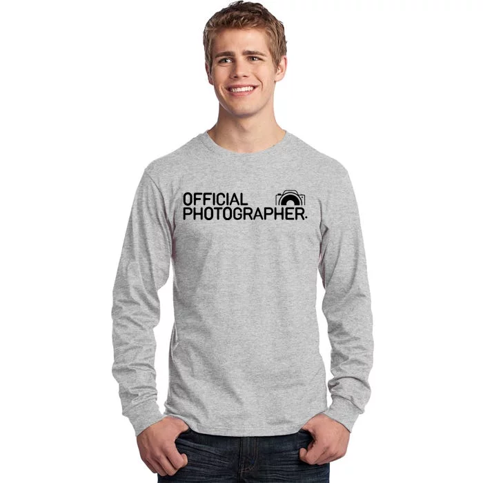 Photographer Event Photography Gift Tall Long Sleeve T-Shirt