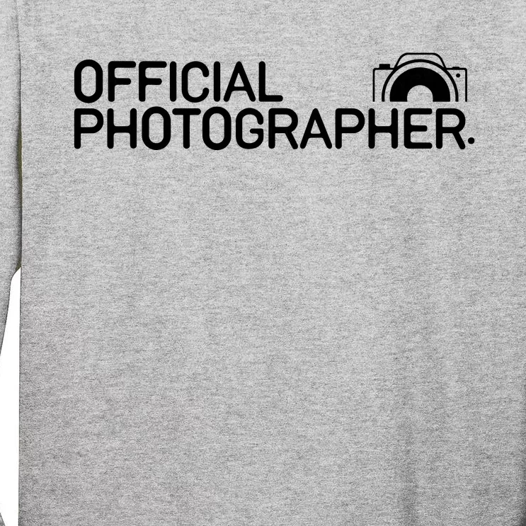 Photographer Event Photography Gift Tall Long Sleeve T-Shirt