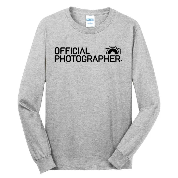 Photographer Event Photography Gift Tall Long Sleeve T-Shirt