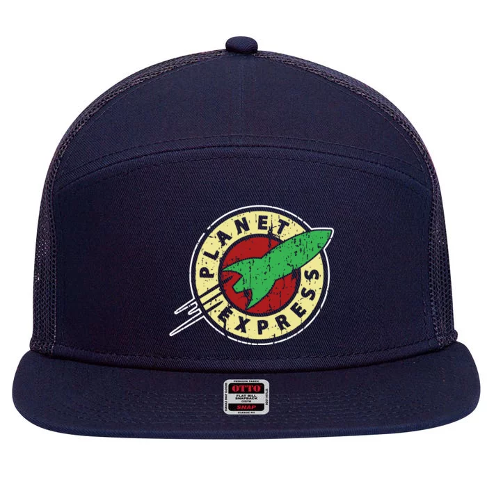 Planet Express 7 Panel Mesh Trucker Snapback Hat