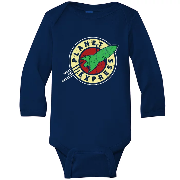 Planet Express Baby Long Sleeve Bodysuit