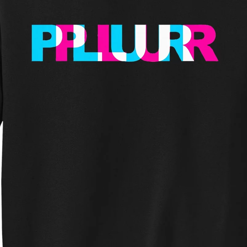 Plur Edm Rave Optical Illusion Glitch Dance Music Festival Sweatshirt