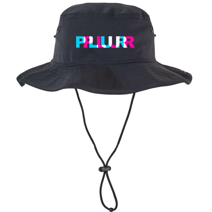 Plur Edm Rave Optical Illusion Glitch Dance Music Festival Legacy Cool Fit Booney Bucket Hat