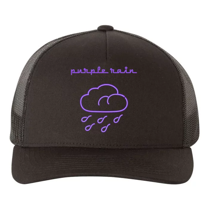 Purple Electric Rain Yupoong Adult 5-Panel Trucker Hat