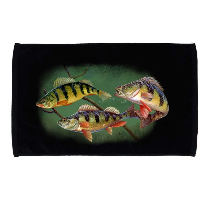 Perch Wild Life Fish Microfiber Hand Towel