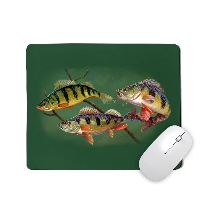 Perch Wild Life Fish Mousepad