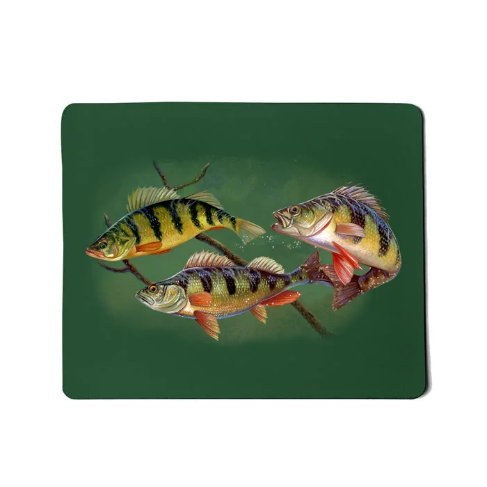 Perch Wild Life Fish Mousepad