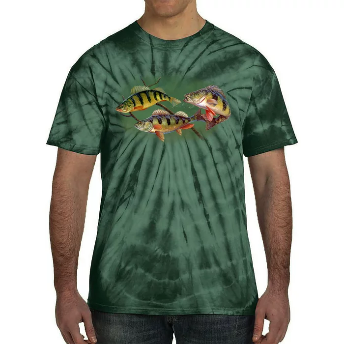 Perch Wild Life Fish Tie-Dye T-Shirt