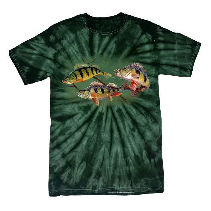 Perch Wild Life Fish Tie-Dye T-Shirt