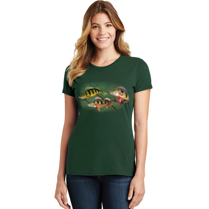 Perch Wild Life Fish Women's T-Shirt