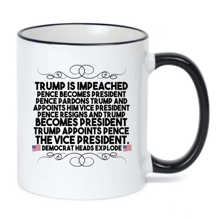 Perfection Pro Trump Impeached Black Color Changing Mug