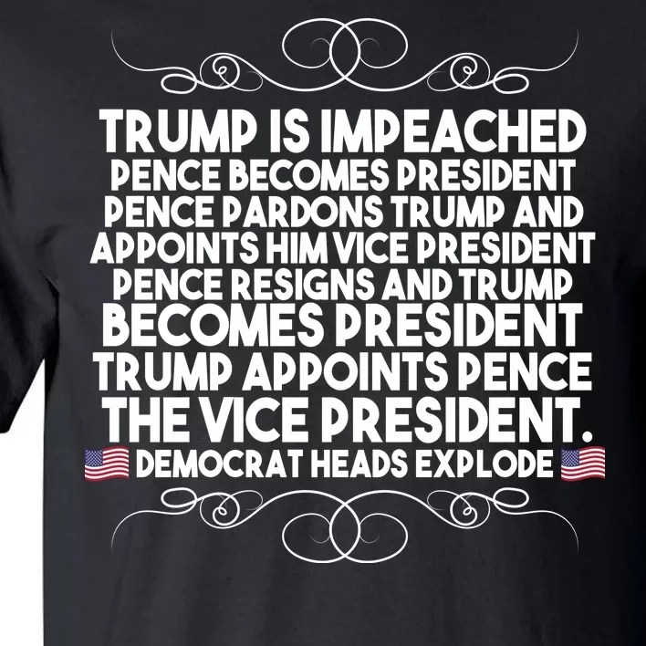 Perfection Pro Trump Impeached Tall T-Shirt