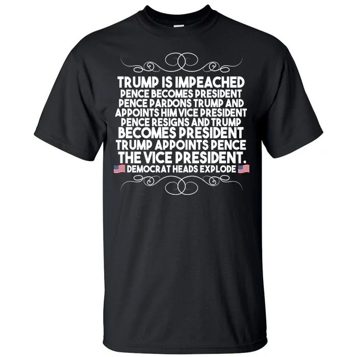 Perfection Pro Trump Impeached Tall T-Shirt