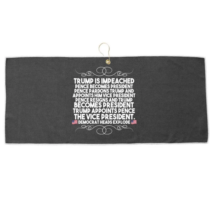 Perfection Pro Trump Impeached Large Microfiber Waffle Golf Towel