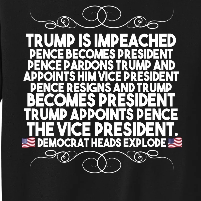 Perfection Pro Trump Impeached Tall Sweatshirt