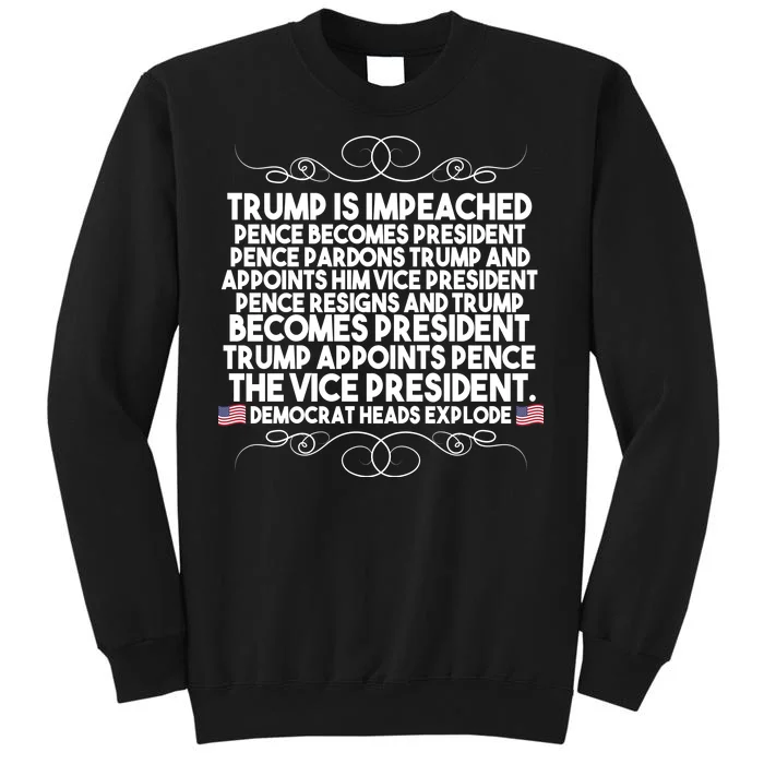 Perfection Pro Trump Impeached Tall Sweatshirt