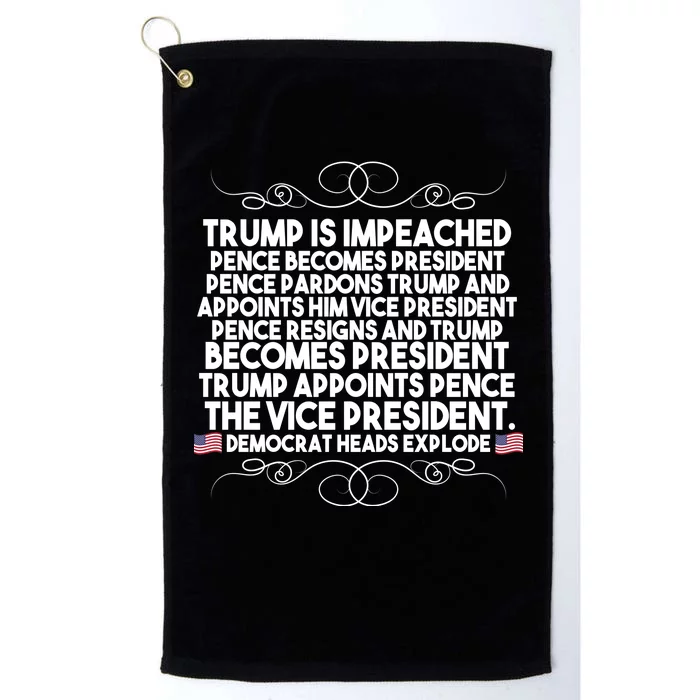 Perfection Pro Trump Impeached Platinum Collection Golf Towel