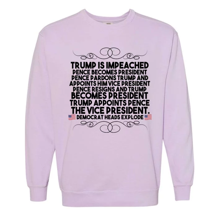 Perfection Pro Trump Impeached Garment-Dyed Sweatshirt