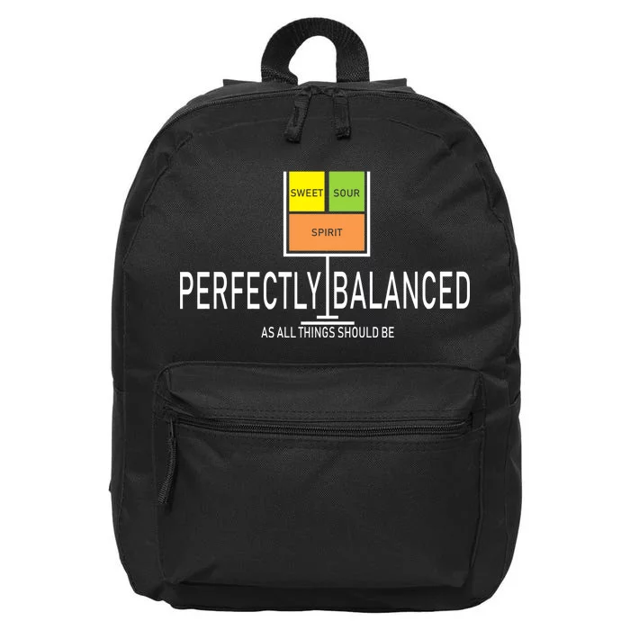 Perfectly Balanced Sweet Sour Spirit 16 in Basic Backpack