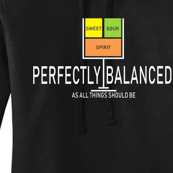 Perfectly Balanced Sweet Sour Spirit Women's Pullover Hoodie