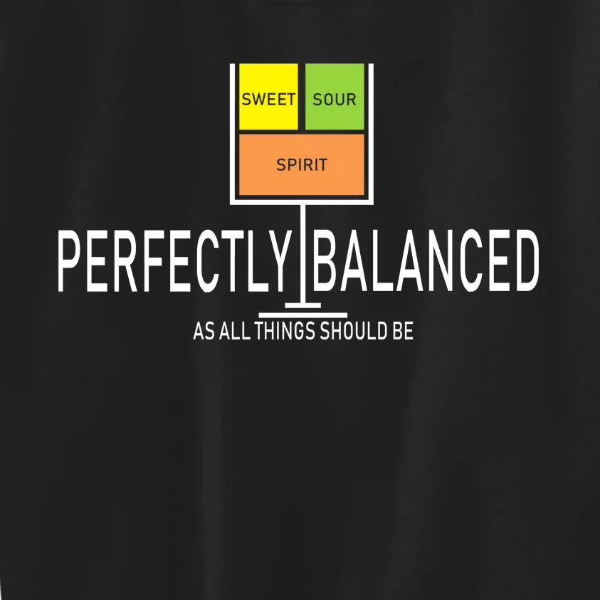 Perfectly Balanced Sweet Sour Spirit Kids Sweatshirt