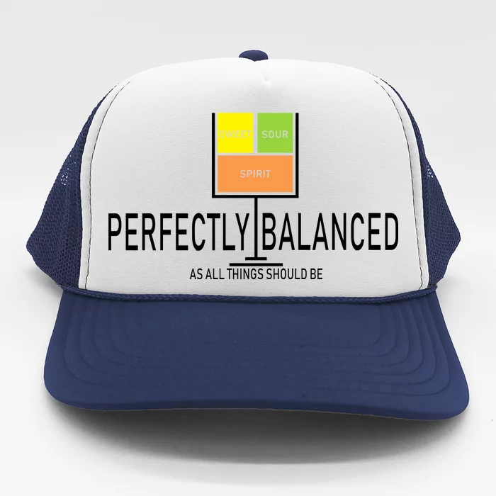 Perfectly Balanced Sweet Sour Spirit Trucker Hat