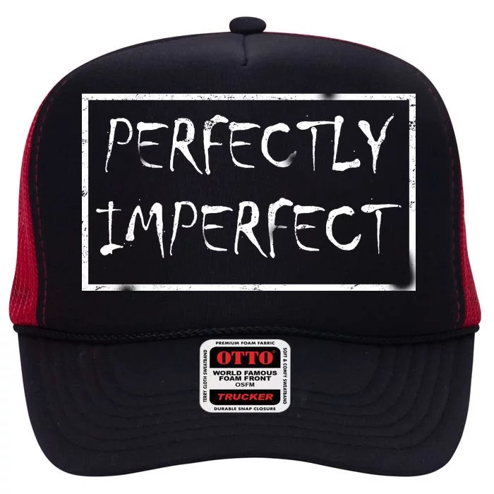 Perfectly Imperfect High Crown Mesh Trucker Hat