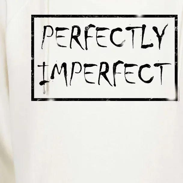 Perfectly Imperfect Womens Funnel Neck Pullover Hood