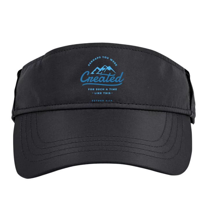 Perhaps You Were Created Bible Verse Adult Drive Performance Visor