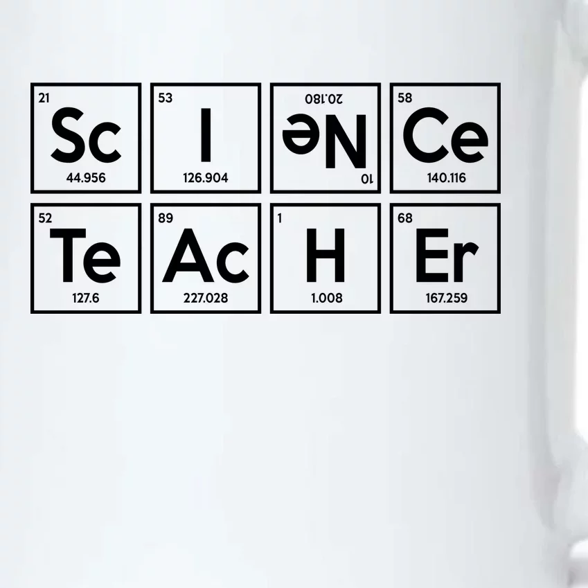 Periodic Science Teacher Black Color Changing Mug