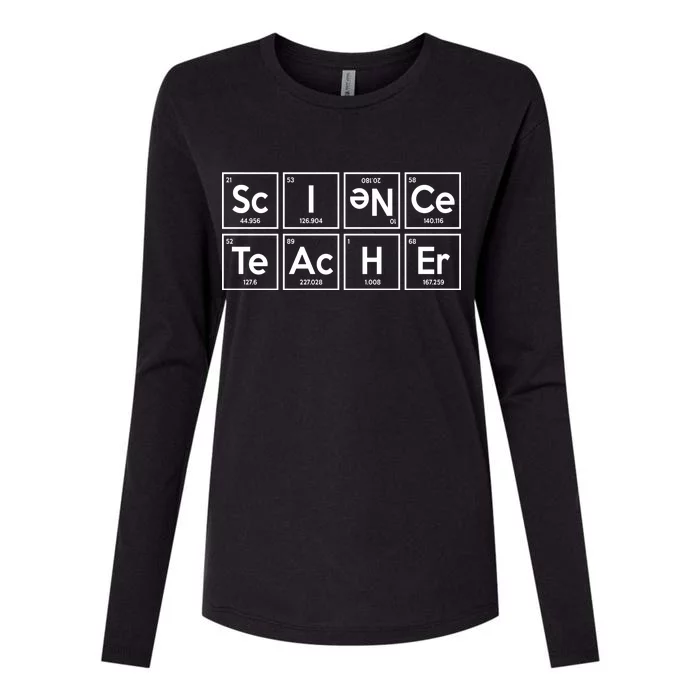 Periodic Science Teacher Womens Cotton Relaxed Long Sleeve T-Shirt