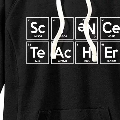 Periodic Science Teacher Women's Fleece Hoodie